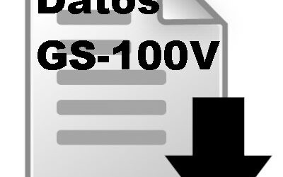 Sensor LIDAR GS-100V – Datos de Descarga